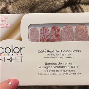 Color Street Pink Party Nail Art Strips